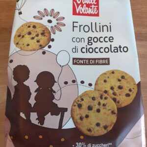 Frollini con gocce di cioccolato