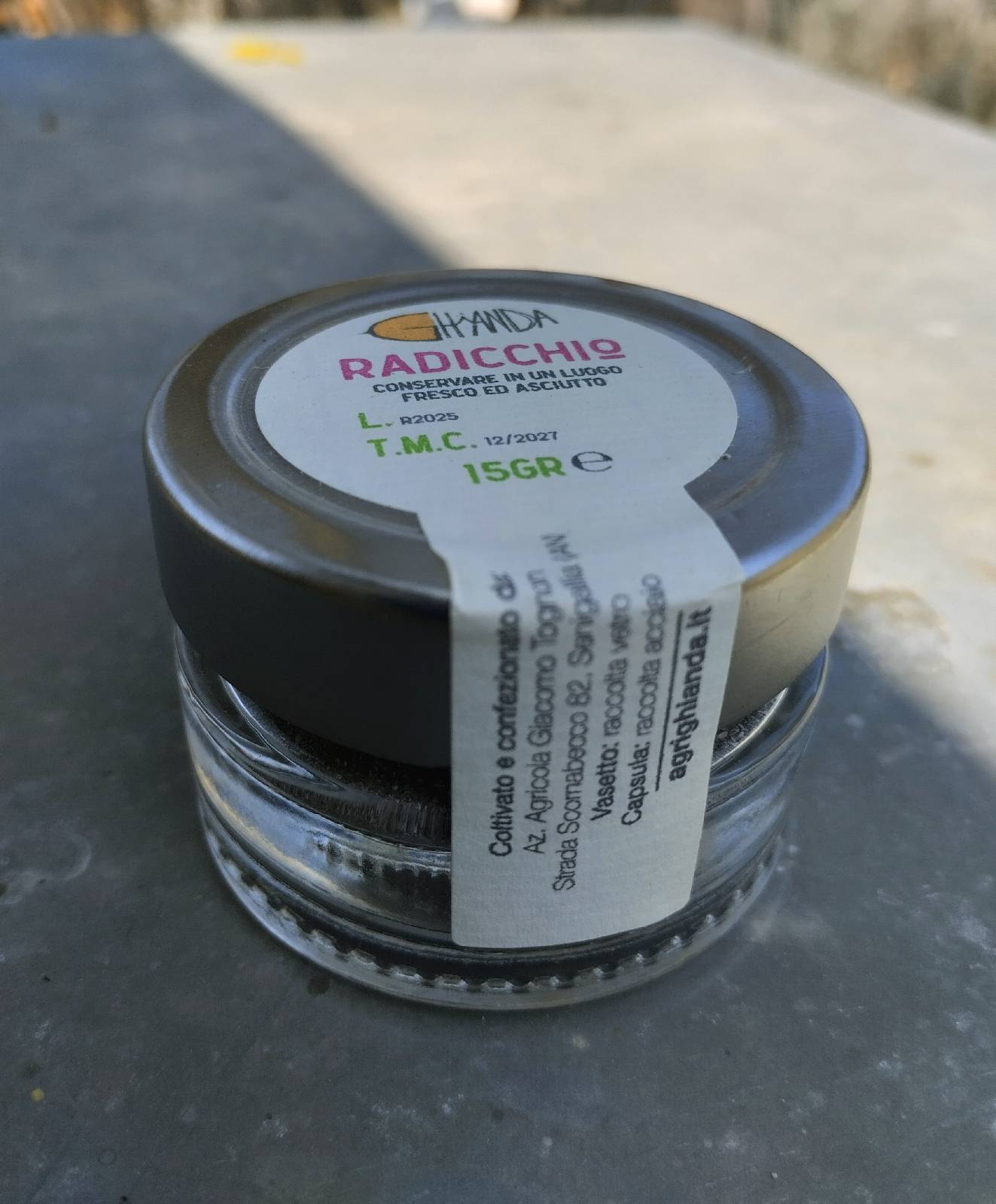 polvere di radicchio